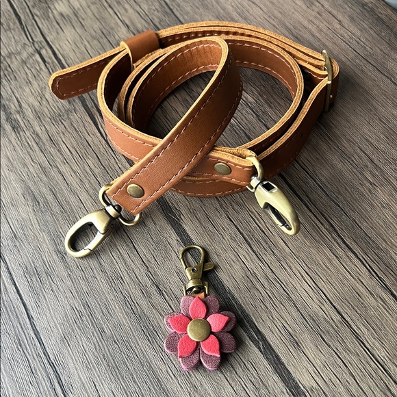 Portland Leather Goods Honey Crossbody Strap with Charm! - Picture 10 of 10